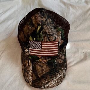 American Flag Camo Cap